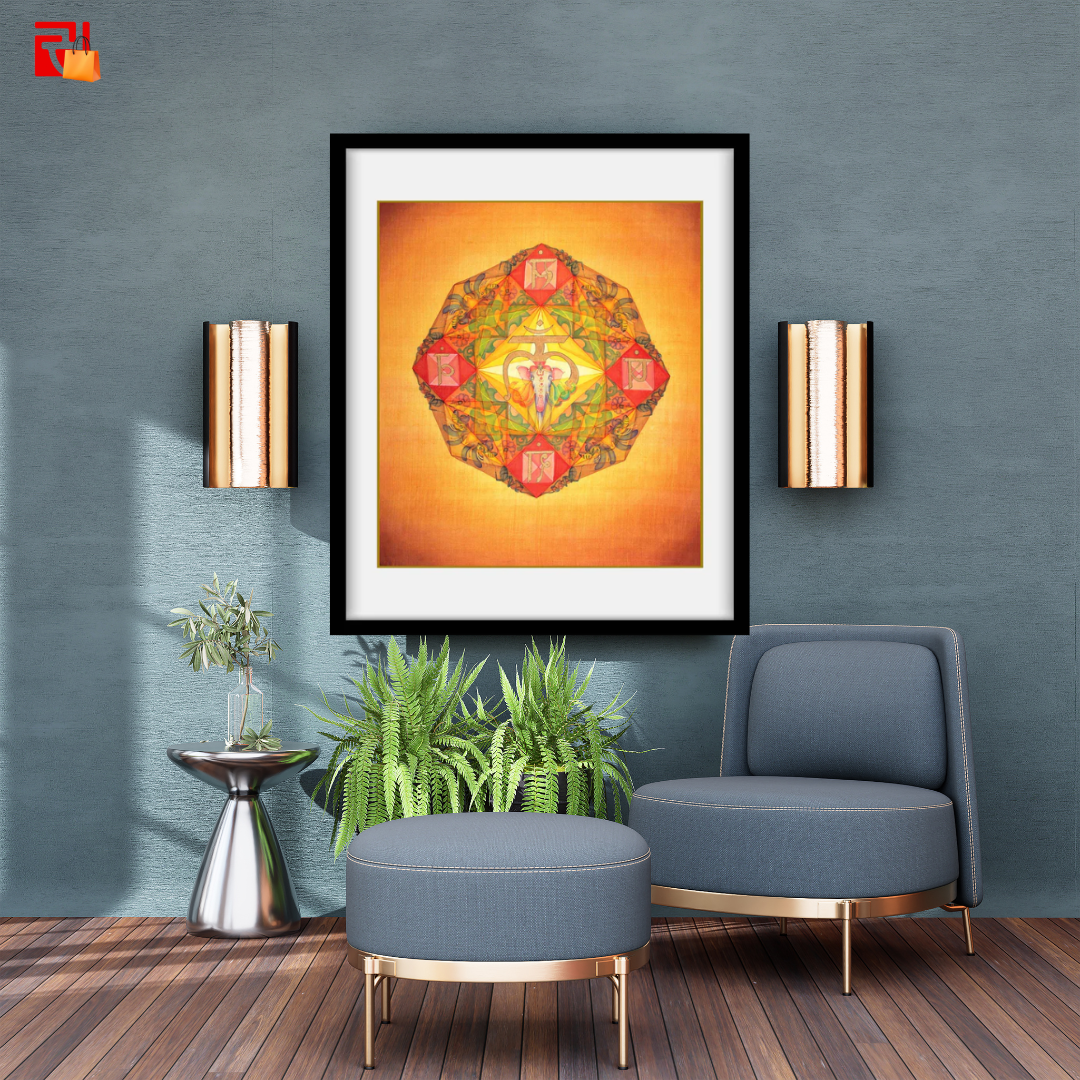 Muladhara Chakra – High Quality Print of Artwork by Pieter Weltevrede - Home Decor - Sagar World