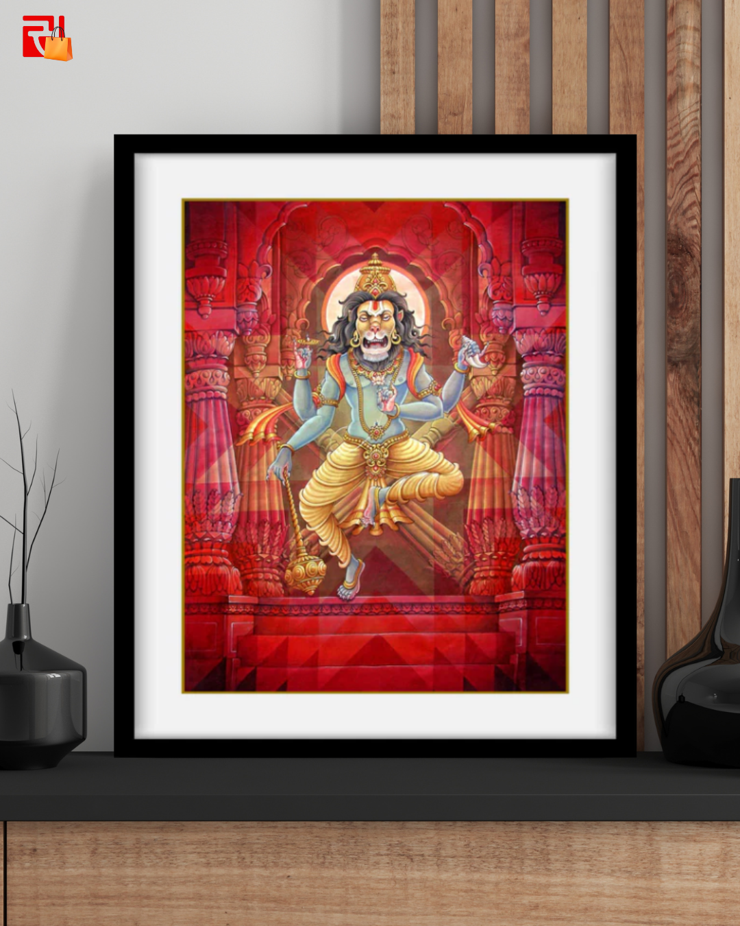 Narsimha – High Quality Print of Artwork by Pieter Weltevrede - Sagar World