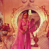Hema Malini in a Pink Princess attire Portrait - still from the movie , "BAGHAVAT"  Personal Bollywood  Photography of renowned cinematographer, Shri Prem Sagar. - Sagar World