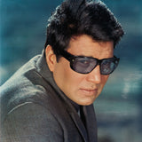 Dharmendra Portrait in a Green Coat with Gogles- still from the movie “LALKAR” Personal Bollywood Photography of  renowned cinematographer, Shri Prem Sagar. - Sagar World