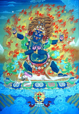 Mahakala – the Protector of Dharma- High Quality Print of Artwork by Pieter Weltevrede - Sagar World