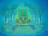 Several generations of King Sagar observing penance – High Quality Print of Artwork by Pieter Weltevrede - Sagar World