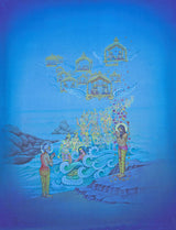 Sagar’s son attaining salvation at Ganga Sagar – High Quality Print of Artwork by Pieter Weltevrede - Sagar World