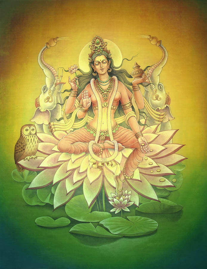 Lakshmi - High Quality Print of Artwork by Pieter Weltevrede - Sagar World