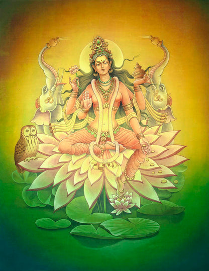 Lakshmi - High Quality Print of Artwork by Pieter Weltevrede - Sagar World