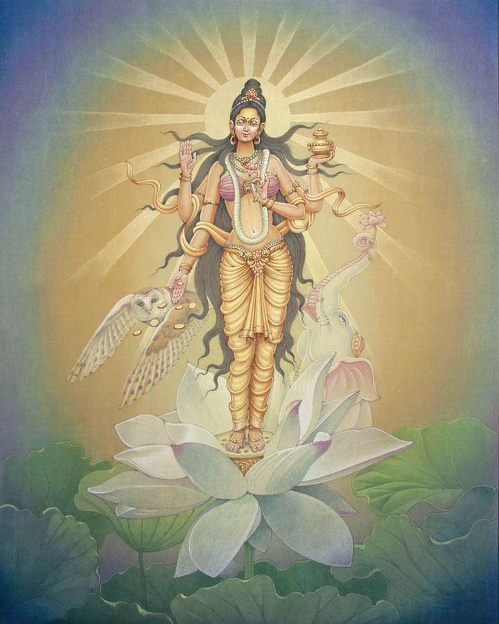 Lakshmi - High Quality Print of Artwork by Pieter Weltevrede - Sagar World