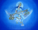 Saraswati - High Quality Print of Artwork by Pieter Weltevrede - Sagar World