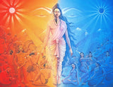 Solar and Lunar Nadis – High Quality Print of Artwork by Pieter Weltevrede - Sagar World
