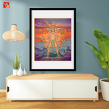 Panchamukhi Hanuman – High Quality Print of Artwork by Pieter Weltevrede - Sagar World