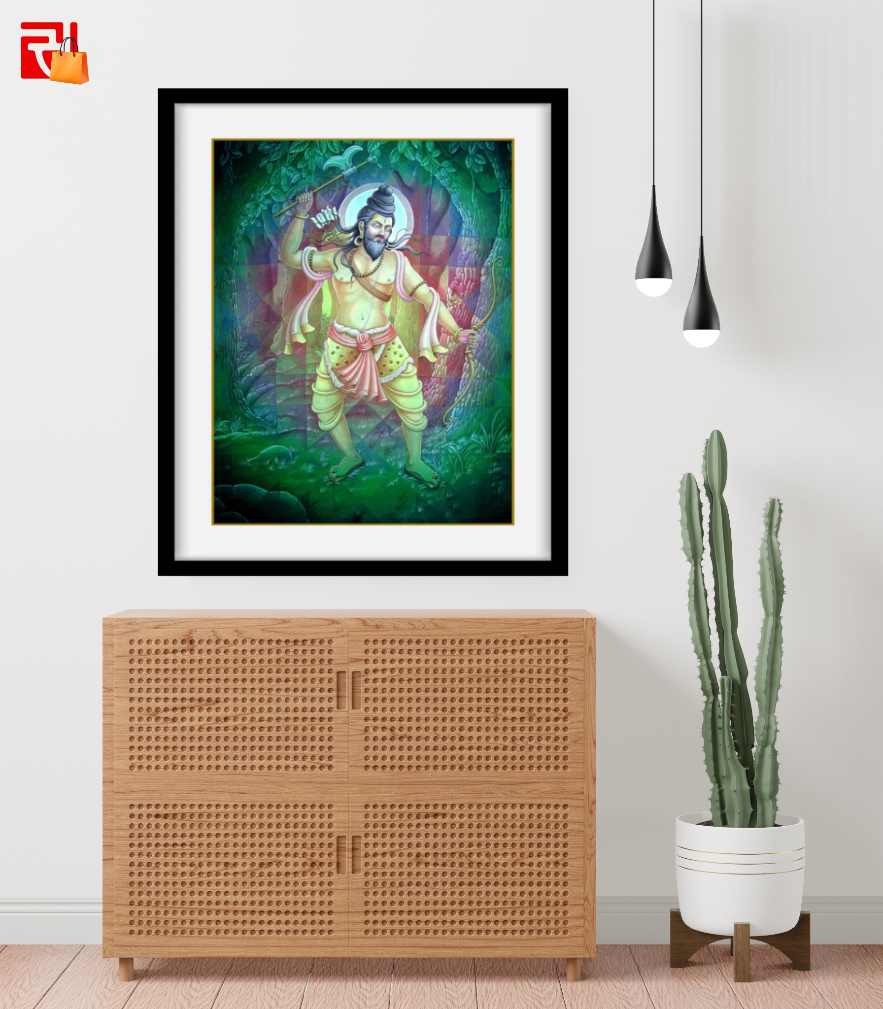 Parashuram – High Quality Print of Artwork by Pieter Weltevrede - Sagar World