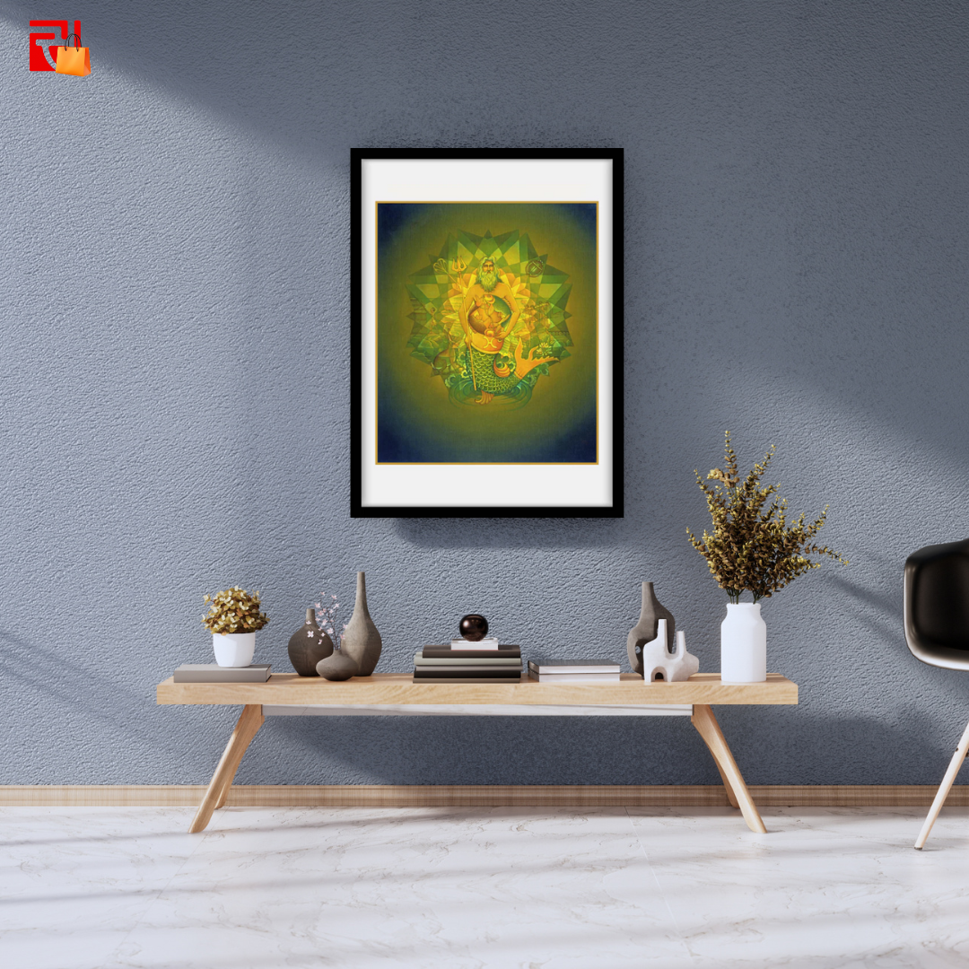 Pisces - High Quality Print of Artwork by Pieter Weltevrede - Home Decor - Sagar World