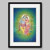 Radha Krishna - High Quality Print of Artwork by Pieter Weltevrede - Sagar World