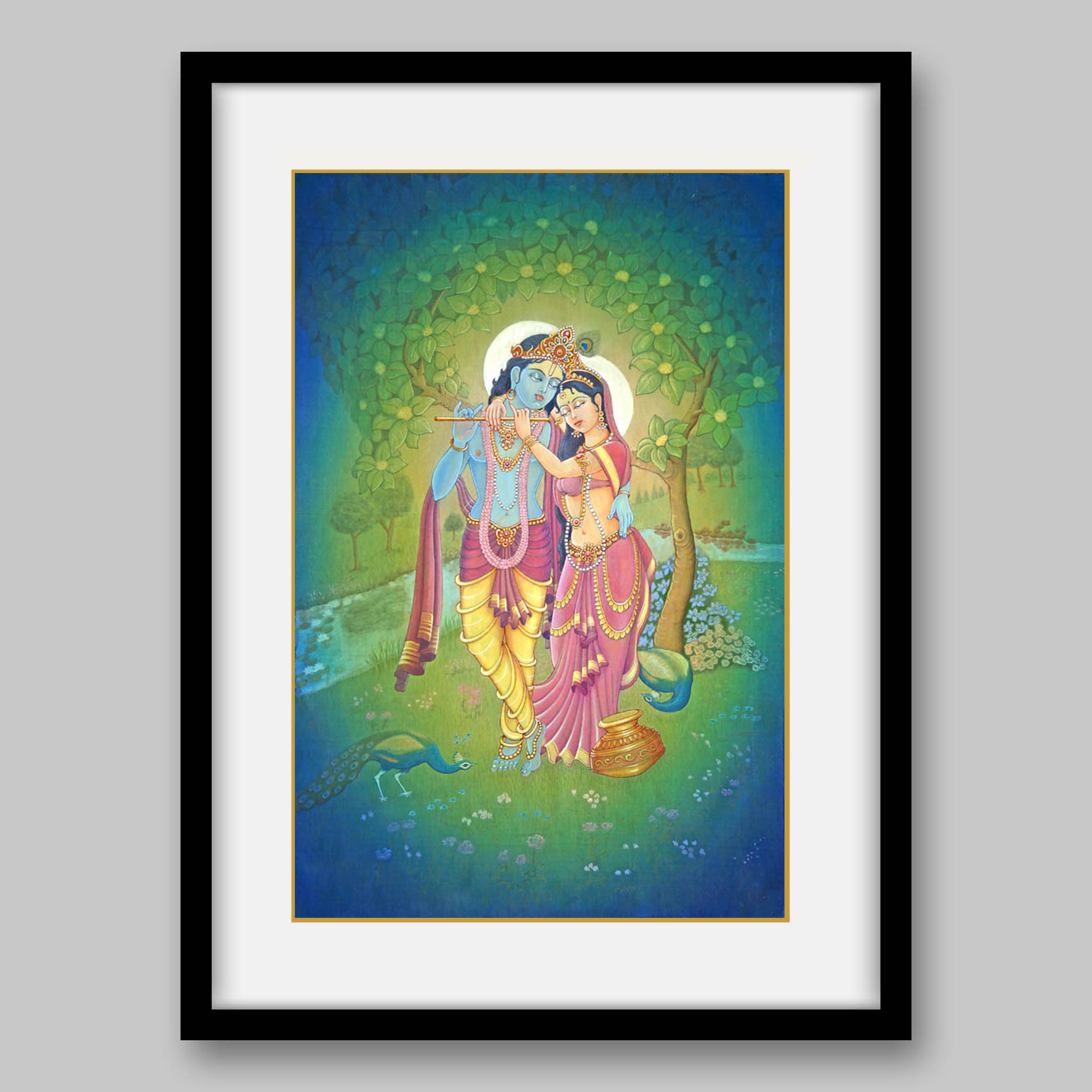 Radha Krishna - High Quality Print of Artwork by Pieter Weltevrede - Sagar World