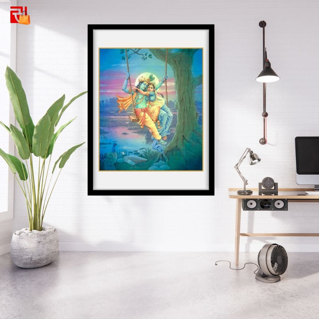 Radha Krishna - High Quality Print of Artwork by Pieter Weltevrede - Sagar World