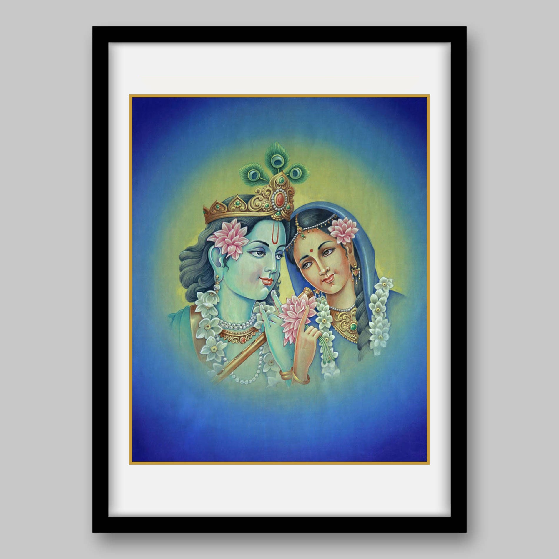 Radha Krishna - High Quality Print of Artwork by Pieter Weltevrede - Sagar World