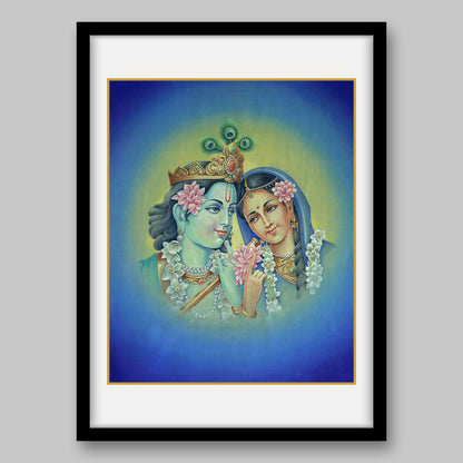 Radha Krishna - High Quality Print of Artwork by Pieter Weltevrede - Sagar World