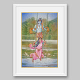 Radha Krishna - High Quality Print of Artwork by Pieter Weltevrede - Sagar World