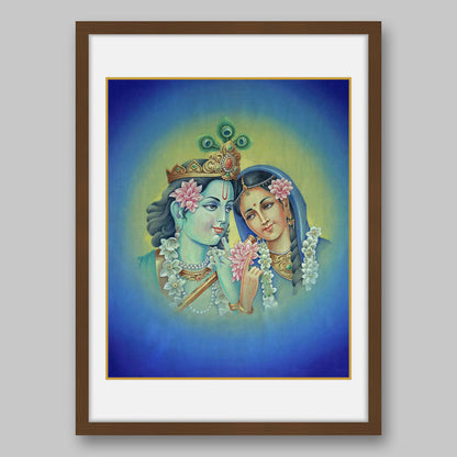 Radha Krishna - High Quality Print of Artwork by Pieter Weltevrede - Sagar World