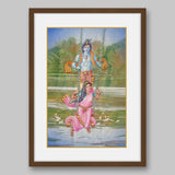 Radha Krishna - High Quality Print of Artwork by Pieter Weltevrede - Sagar World