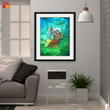 Radha Krishna - High Quality Print of Artwork by Pieter Weltevrede - Sagar World