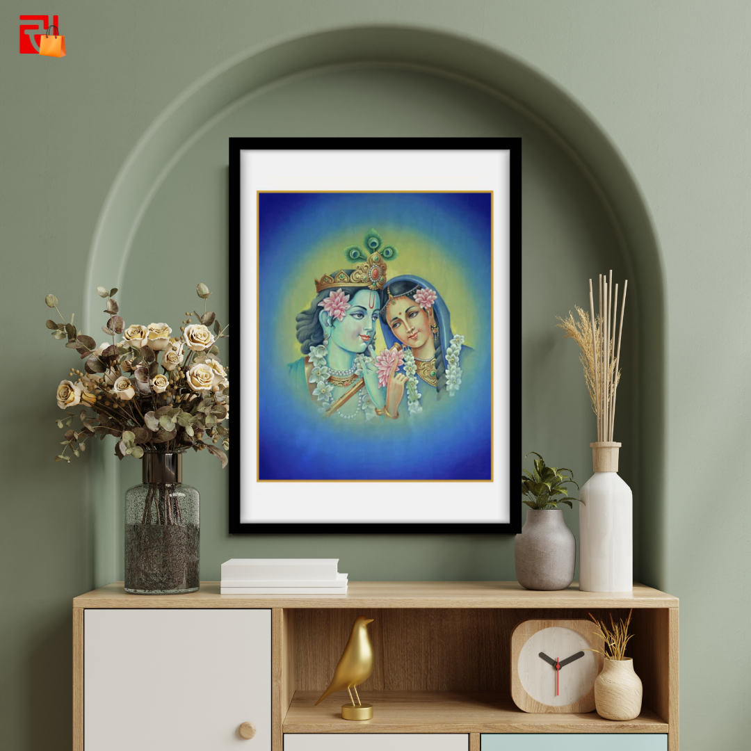 Radha Krishna - High Quality Print of Artwork by Pieter Weltevrede - Sagar World
