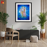 Radha Krishna - High Quality Print of Artwork by Pieter Weltevrede - Sagar World