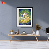Radha Krishna - High Quality Print of Artwork by Pieter Weltevrede - Sagar World