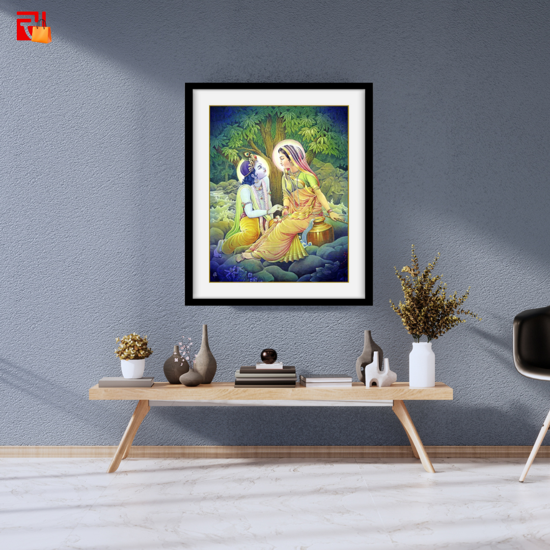 Radha Krishna - High Quality Print of Artwork by Pieter Weltevrede - Sagar World