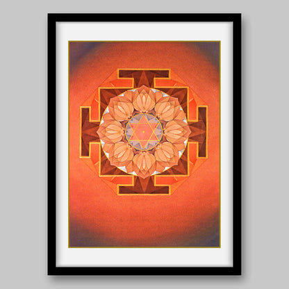 Rahu Yantra - High Quality Print of Artwork by Pieter Weltevrede - Sagar World