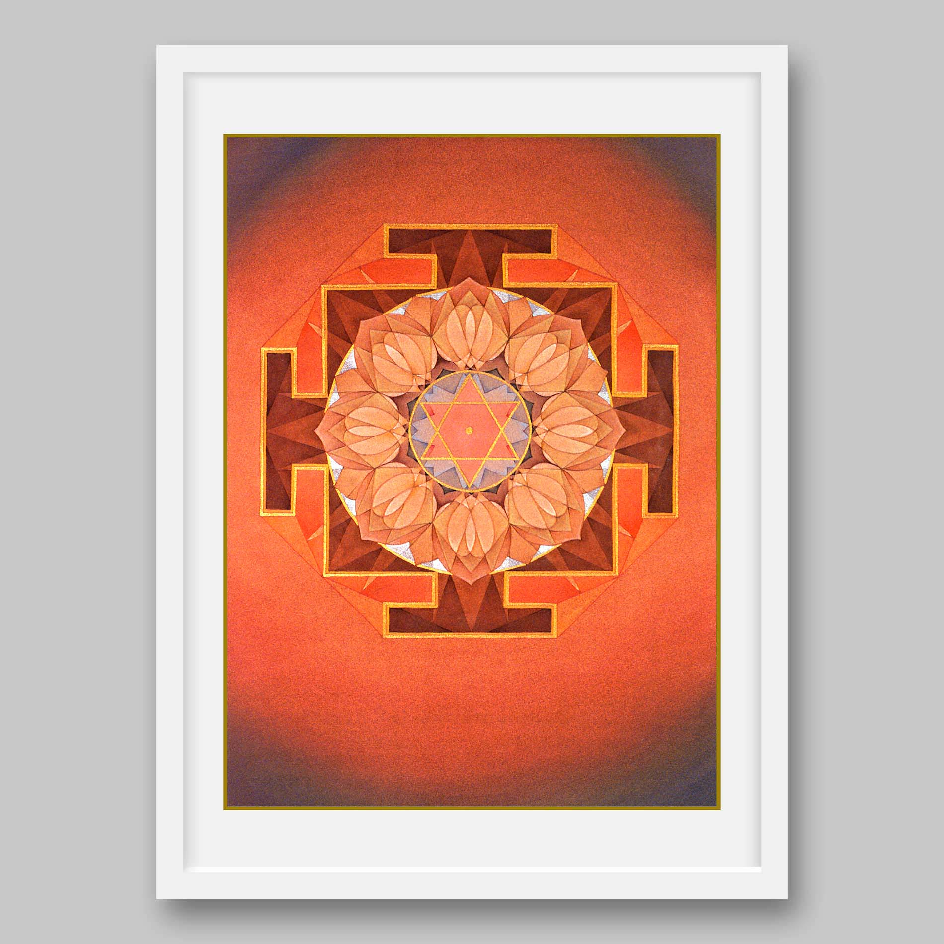Rahu Yantra - High Quality Print of Artwork by Pieter Weltevrede - Sagar World