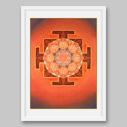 Rahu Yantra - High Quality Print of Artwork by Pieter Weltevrede - Sagar World
