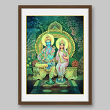 Ram and Sita - High Quality Print of Artwork by Pieter Weltevrede - Sagar World