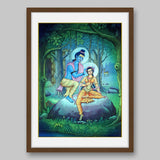 Ram and Sita - High Quality Print of Artwork by Pieter Weltevrede - Sagar World