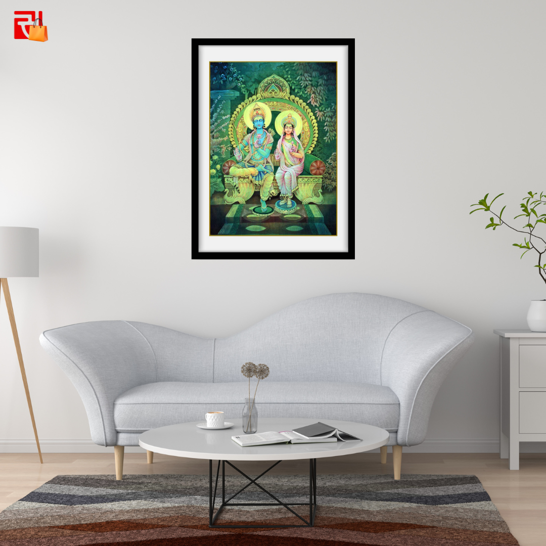 Ram and Sita - High Quality Print of Artwork by Pieter Weltevrede - Sagar World