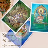 Shiva Family Combo Set – Shiva, Parvati, Ganesha & Kartikeya High-Quality Art Prints by Pieter Weltevrede