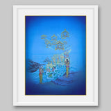 Sagar’s son attaining salvation at Ganga Sagar – High Quality Print of Artwork by Pieter Weltevrede - Sagar World