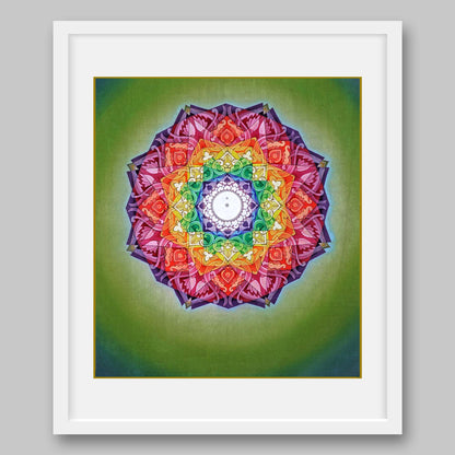 Sahasrara Chakra Mandala - High Quality Print of Artwork by Pieter Weltevrede - Sagar World