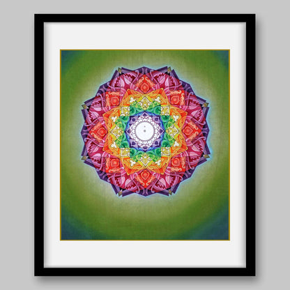 Sahasrara Chakra Mandala - High Quality Print of Artwork by Pieter Weltevrede - Sagar World