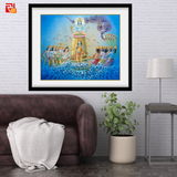 Samundra Manthan - High Quality Print of Artwork by Pieter Weltevrede - Sagar World