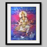 Saraswati – High Quality Print of Artwork by Pieter Weltevrede - Sagar World