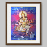 Saraswati – High Quality Print of Artwork by Pieter Weltevrede - Sagar World