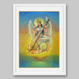 Saraswati - High Quality Print of Artwork by Pieter Weltevrede - Sagar World