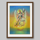 Saraswati - High Quality Print of Artwork by Pieter Weltevrede - Sagar World