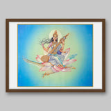 Saraswati – High Quality Print of Artwork by Pieter Weltevrede - Sagar World