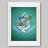 Saraswati – High Quality Print of Artwork by Pieter Weltevrede - Sagar World