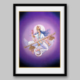 Saraswati – High Quality Print of Artwork by Pieter Weltevrede - Sagar World