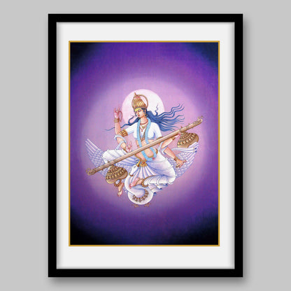 Saraswati – High Quality Print of Artwork by Pieter Weltevrede - Sagar World
