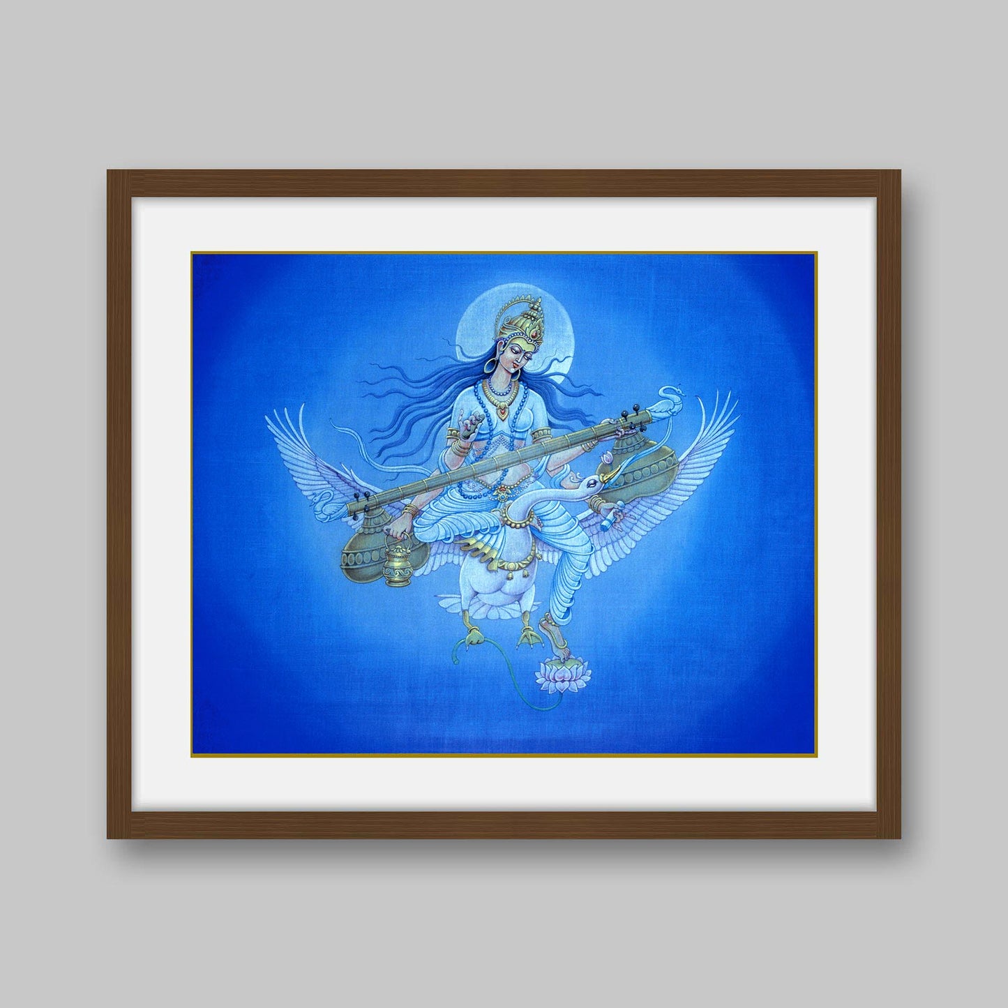 Saraswati - High Quality Print of Artwork by Pieter Weltevrede - Sagar World