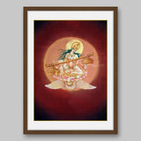 Saraswati - High Quality Print of Artwork by Pieter Weltevrede - Sagar World