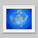Saraswati - High Quality Print of Artwork by Pieter Weltevrede - Sagar World